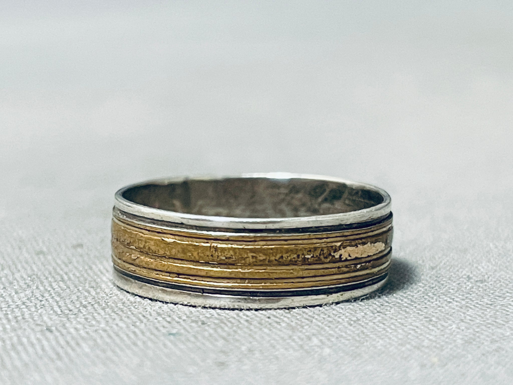 Incredible Vintage Native American Navajo Sterling Silver 12kgf