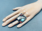 The Best Vintage Native American Navajo Turquoise Sterling Silver Ring Old-Nativo Arts