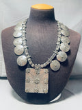 326 Gramsvintage Southwesthuge Sterling Silver Squash Blossom Necklace 326 Grams-Nativo Arts