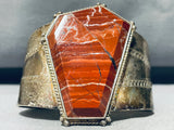 Layers Of Ancient Sand!! Vintage Native American Navajo Sterling Silver Bracelet-Nativo Arts