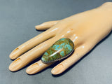 Jacob Francosa San Felipe Royston Turquoise Sterling Silver Ring-Nativo Arts