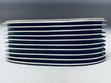 Contemporist Vintage Native American Navajo Sterling All Silver Bracelet Cuff-Nativo Arts