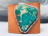 Massive Vintage Native American Navajo Royston Turquoise Sterling Silver Ketoh Bracelet-Nativo Arts