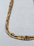 Intricate Vintage Navajo Heishi Sterling Silver Necklace-Nativo Arts