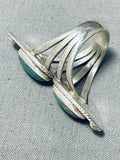 Gorgeous Vintage Native American Navajo Royston Turquoise Sterling Silver Ring-Nativo Arts