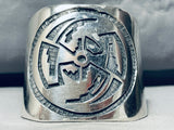 103 Grams Massive Vintage Native American Hopi Sterling Silver Bracelet Cuff-Nativo Arts