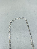 Gasp! Vintage Native American Navajo Sterling Silver Bear Feather Necklace-Nativo Arts