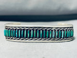 Iconic Vintage Native American Zuni Royston Turquoise Sterling Silver Bracelet-Nativo Arts