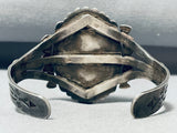 Perfect For Fall Vintage Native American Navajo Petrified Wood Sterling Silver Bracelet-Nativo Arts
