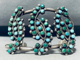 One Of The Finest Vintage Navajo Cerrillos Turquoise Sterling Silver Bracelet-Nativo Arts