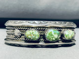 Look At That Damale!! Vintage Native American Navajo Sterling Silver Bracelet-Nativo Arts
