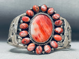 Incredible Vintage Native American Navajo Satellite Shell Sterling Silver Bracelet-Nativo Arts