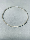 Wonderful Vintage Native American Navajo Sterling Silver Bangle Bracelet-Nativo Arts