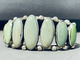 Stunning Vintage Native American Navajo 7 Royston Turquoise Sterling Silver Bracelet-Nativo Arts