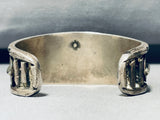 One Of The Best Ever Vintage Native American Navajo Morenci Turquoise Sterling Silver Bracelet-Nativo Arts