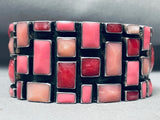 The Best Vintage Southwest Pink Shells Sterling Silver Bracelet-Nativo Arts