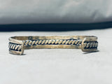 Marvelous Vintage Native American Navajo Bisbee Turquoise Sterling Silver Bracelet-Nativo Arts