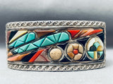 Best Victor Moses Begay Vintage Native American Navajo Turquoise Inlay Sterling Silver Bracelet-Nativo Arts
