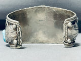 One Of The Best Ever Vintage Native American Navajo Kachina Turquoise Sterling Silver Bracelet-Nativo Arts