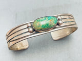 Superior Vintage Native American Navajo Royston Turquoise Sterling Silver Bracelet-Nativo Arts