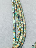 One Of The Best Ever Vintage Santo Domingo Turquoise Sterling Silver Necklace-Nativo Arts