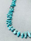 Striking Vintage Native American Navajo Turquoise Shell Sterling Silver Necklace-Nativo Arts