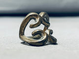 Most Unique Vintage Native American Navajo Sterling Silver Hearts Ring-Nativo Arts