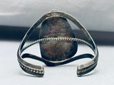 Huge Vintage Native American Navajo Royston Turquoise Sterling Silver Bracelet-Nativo Arts