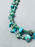 Important Vintage Santa Domingo Cerritos Turquoise Sterling Silver Necklace-Nativo Arts