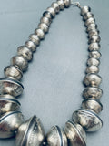 367 Grams!! Vintage Native American Navajo Coins Heavy Hand Tooled Necklace-Nativo Arts