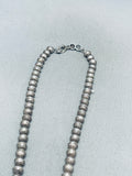 Tremendous Vintage Native American Navajo Royston Turquoise Sterling Silver Necklace-Nativo Arts