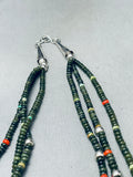 The Best Tony Aguilar Sr Vintage Kewa Sterling Silver Jade Turquoise Necklace-Nativo Arts