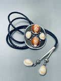 One Of The Coolest Vintage Native American Navajo Sterling Silver Bolot Ie Old-Nativo Arts