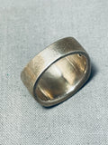 Tremendous Vintage Native American Navajo Royston Turquoise Sterling Silver Ring Signed-Nativo Arts