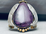 One Of The Best Vintage Southwest Sugilite Sterling Silver Bracelet-Nativo Arts
