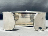Benny Chavez Pueblo Vintage Native American Navajo Sterling Silver Bracelet-Nativo Arts