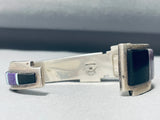 Best Vintage 6.5 Inch Wrist Vintage Native American Navajo Sugulite Sterling Silver Bracelet-Nativo Arts