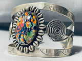 Very Rare Boulder Opal Vintage Southwest Sterling Silver Bracelet-Nativo Arts