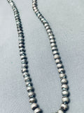 Important Vintage Native American Navajo Toad Sterling Silver Turquoise Necklace-Nativo Arts