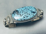 Important Vintage Turquoise Native American Navajo Sterling Silver Bracelet-Nativo Arts