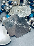 The Coolest Vintage Native American Navajo Lapis Sterling Silver Necklace-Nativo Arts