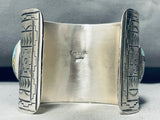 168 Grams Horse Portrait Native American Navajo Turquoise Sterling Silver Bracelet-Nativo Arts