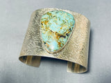 Enormous Navajo Royston Turquoise Sterling Silver Bracelet