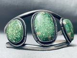 Huge Vintage Native American Navajo Royston Turquoise Sterling Silver Bracelet-Nativo Arts