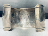 Tommy Singer!! Rare Early Hallmark Vintage Native American Navajo Sterling Silver Bracelet-Nativo Arts