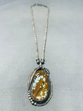 One Of The Best Vintage Native American Navajo 8 Turquoise Heishi Sterling Silver Necklace-Nativo Arts