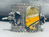 114 Grams Unique San Felipe Scorpion Sterling Silver Bracelet Cuff-Nativo Arts