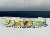 6.5 Inch Wrist Stunning Native American Navajo Royston Turquoise Sterling Silver Bracelet-Nativo Arts