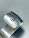 External Hallmark!! Very Rare Vintage Native American Navajo Turquoise Sterling Silver Bracelet-Nativo Arts