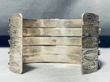 The Best Vintage Native American Zuni Effie Calavaza Snake Sterling Silver Bracelet-Nativo Arts